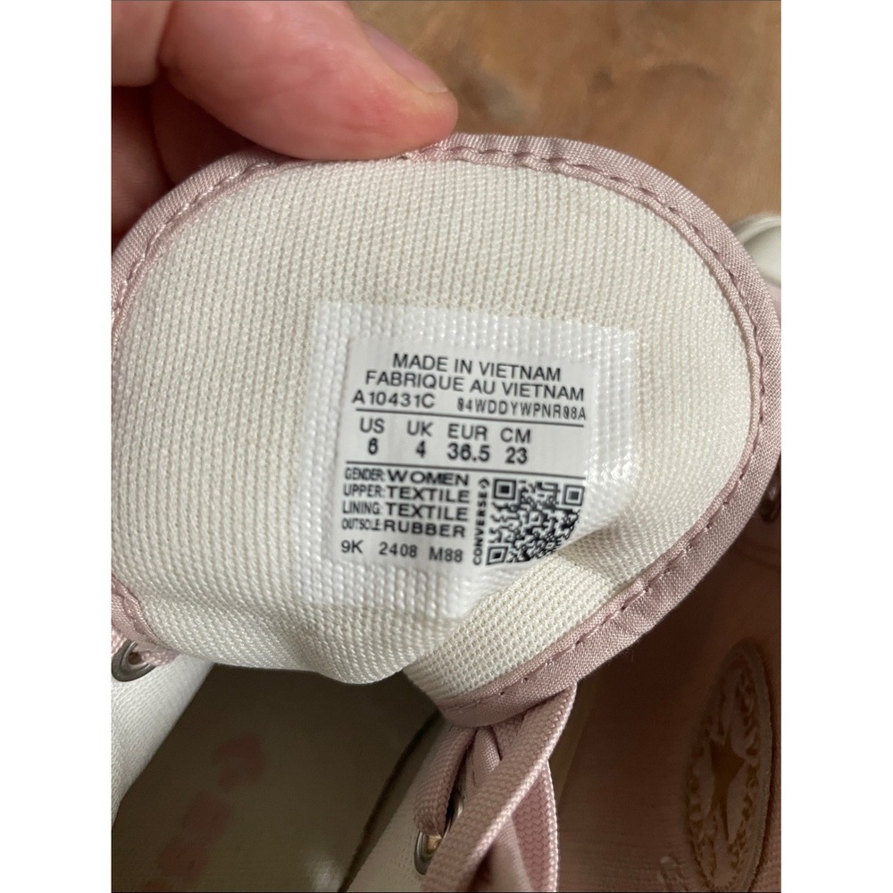 Converse Chuck Taylor All Star Lift High Top Pink Gold Platform Sneakers A10431C - Picture 6 of 13
